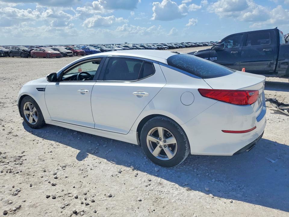 2015 Kia Optima VIN KNAGM4A75F5646701 COPART salvage auction — FRONT END, Tx - Salvage Vehicle Title, sold $525 on 2026-07-16 (photo 2)