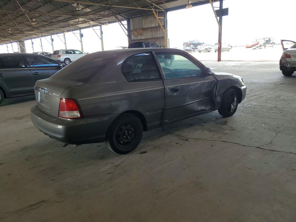 2001 Hyundai Accent VIN KMHCF35G71U134481 COPART salvage auction — SIDE, AZ - CERT OF TITLE - SALVAGE, sold $225 on 2026-07-13 (photo 3)