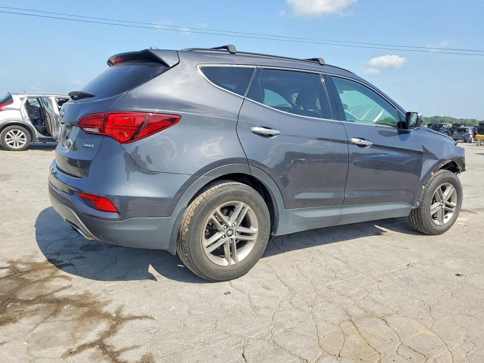 2018 Hyundai Santa fe VIN 5XYZU3LB9JG520767 COPART salvage auction — FRONT END, Tn - Salvage Certificate, sold $4,000 on 2026-07-08 (photo 3)