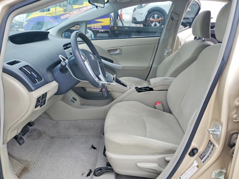 2011 Toyota Prius VIN JTDKN3DU6B1479059 COPART salvage auction — FRONT END, Id - Salvage Certificate Of Title, sold $550 on 2026-07-16 (photo 7)