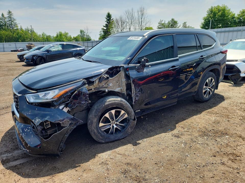 2024 Toyota VIN 5TDKBRCH7RS144454 COPART salvage auction — FRONT END, On - Permit Salvage, sold $650 on 2026-07-21 (photo 1)