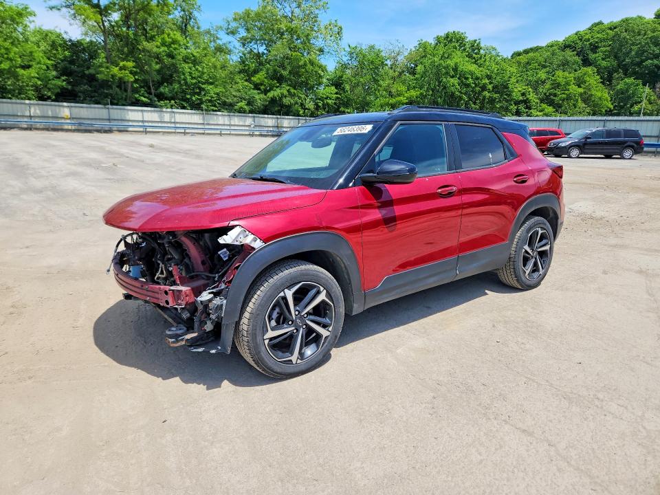 2021 Chevrolet VIN KL79MUSL0MB048888 COPART salvage auction — FRONT END, Pa - Certificate Of Salvage, sold $4,550 on 2026-07-02 (photo 1)