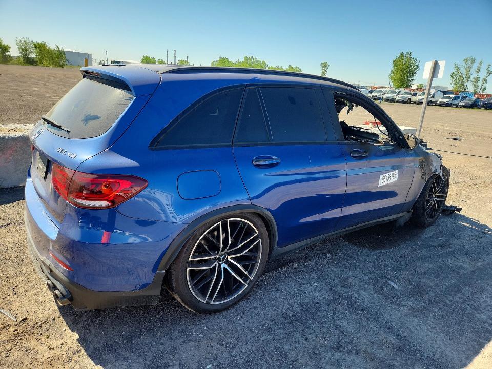 2022 Mercedes-benz Glc class VIN W1N0G6EB8NG055604 COPART salvage auction — BURN, Qc - Irrecuperable, sold $1,500 on 2026-07-07 (photo 3)