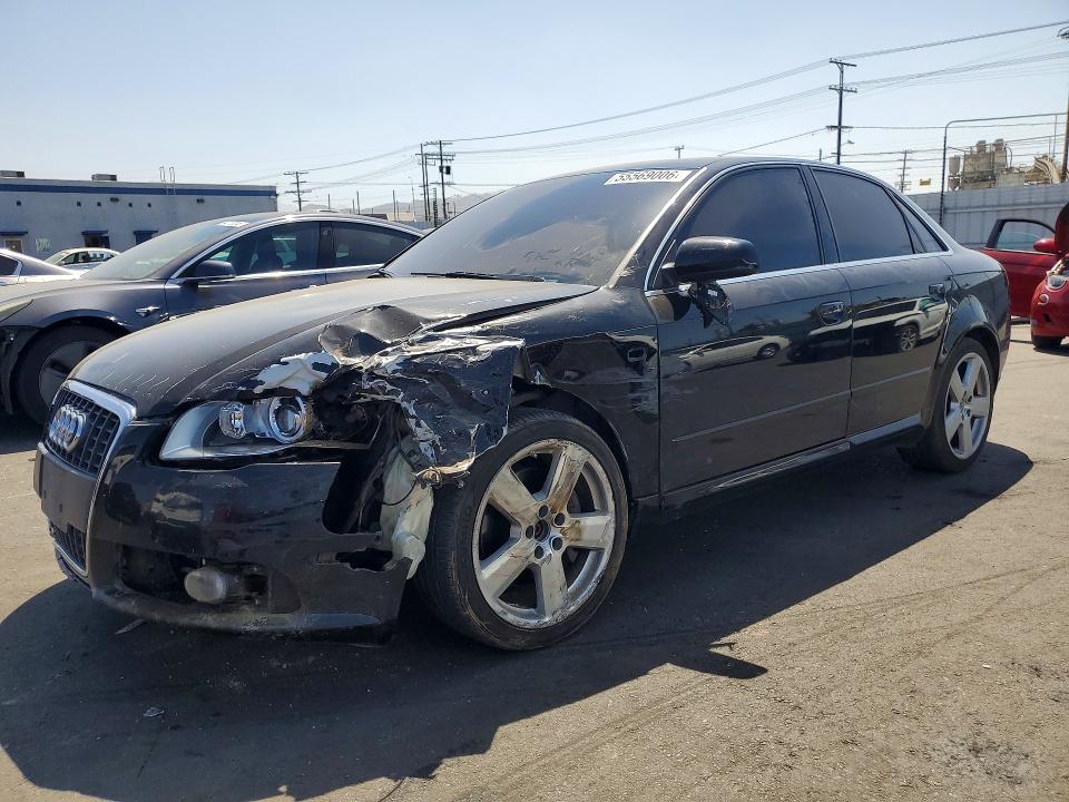 2008 Audi A4 VIN WAUDH78E38A140811 COPART salvage auction — FRONT END, CA - SALVAGE CERTIFICATE, sold $400 on 2026-07-08 (photo 1)
