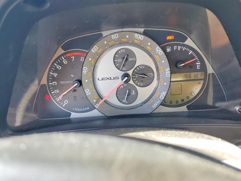 2004 Lexus Is 300 VIN JTHBD192540091326 COPART salvage auction — FRONT END, CA - SALVAGE CERTIFICATE, sold $850 on 2026-07-31 (photo 9)