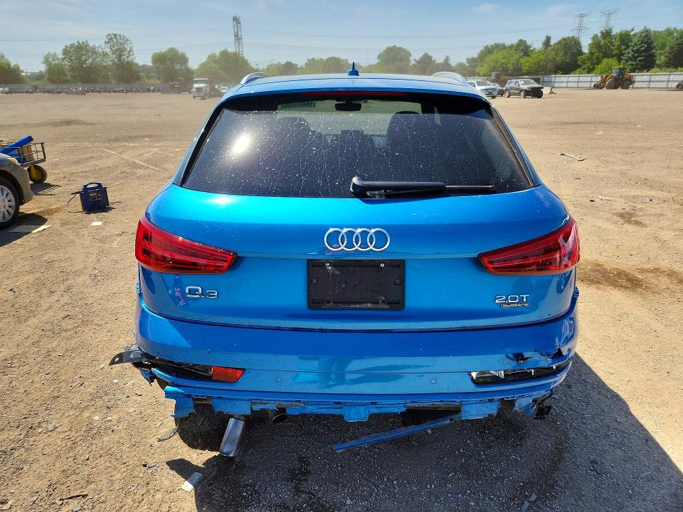 2016 Audi Q3 VIN WA1GFCFS4GR010585 COPART salvage auction — REAR END, Il - Salvage Certificate, sold $2,400 on 2026-07-23 (photo 6)
