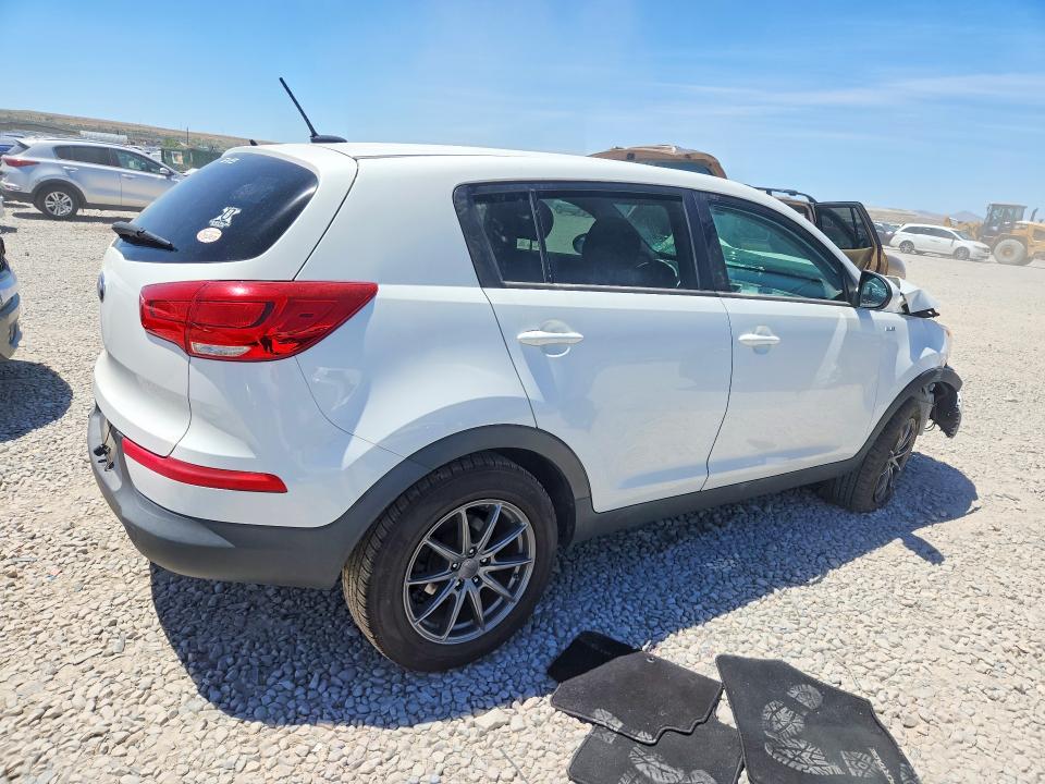 2016 Kia Sportage VIN KNDPBCAC7G7870154 COPART salvage auction — FRONT END, Ut - Salvage Certificate, sold $150 on 2026-07-10 (photo 3)