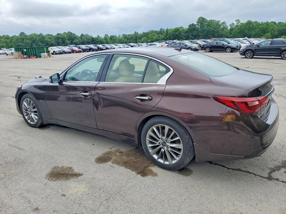 2019 Infiniti Q50 VIN JN1EV7AR2KM590200 COPART salvage auction — WATER/FLOOD, Pa - Certificate Of Salvage, sold $4,250 on 2026-07-02 (photo 2)