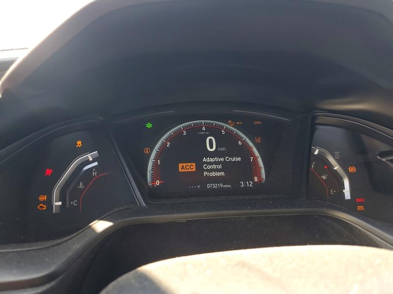 2021 Honda Civic VIN SHHFK7H48MU423516 COPART salvage auction — FRONT END, Ca - Salvage Certificate, sold $60 on 2026-07-30 (photo 9)