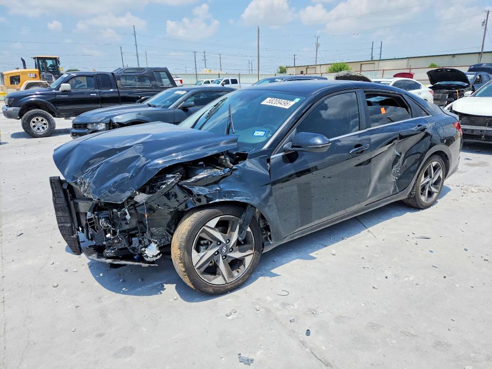 2022 Hyundai VIN KMHLN4AG0NU347258 COPART salvage auction — FRONT END, Tx - Salvage Vehicle Title, sold $2,100 on 2026-07-14 (photo 1)