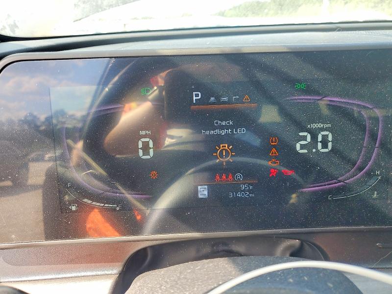 2023 Kia Sportage VIN 5XYK6CAF1PG123483 COPART salvage auction — FRONT END, Nc - Certificate Of Title, sold $14,200 on 2026-07-29 (photo 9)