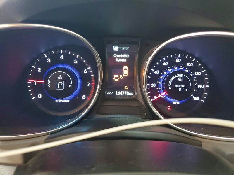 2016 Hyundai Santa fe VIN 5XYZUDLB2GG310235 COPART salvage auction — REAR END, Pa - Certificate Of Salvage, sold $2,350 on 2026-07-09 (photo 9)