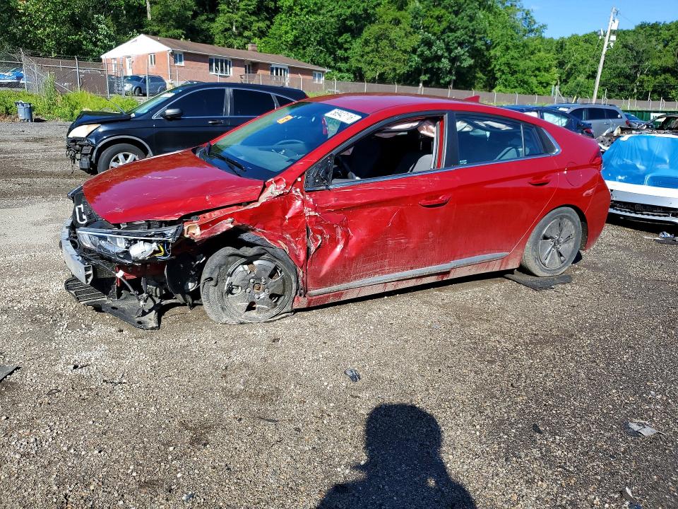 2022 Hyundai Ioniq VIN KMHC75LC8NU275199 COPART salvage auction — FRONT END, Md - Cert Of Salvage > 75% Damage, sold $1,550 on 2026-07-21 (photo 1)