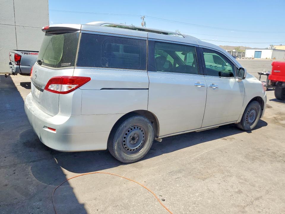 2014 Nissan Quest VIN JN8AE2KP7E9106531 COPART salvage auction — MINOR DENT/SCRATCHES, Az - Certificate Of Title, sold $975 on 2026-07-31 (photo 3)