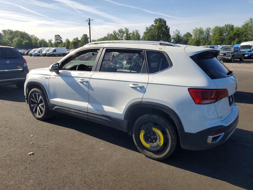 2022 Volkswagen Taos VIN 3VVWX7B28NM043102 COPART salvage auction — FRONT END, Or - Lien Papers, Clean Title, sold $6,800 on 2026-07-08 (photo 2)