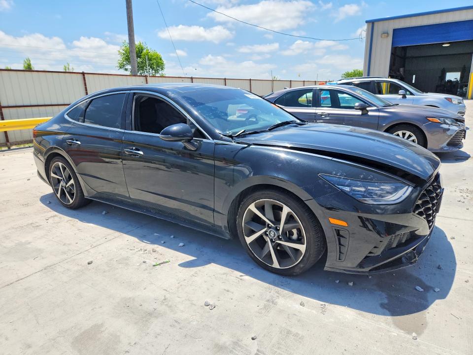 2023 Hyundai VIN KMHL44J21PA326950 COPART salvage auction — FRONT END, TX - SALVAGE VEHICLE TITLE, sold $175 on 2026-07-28 (photo 4)
