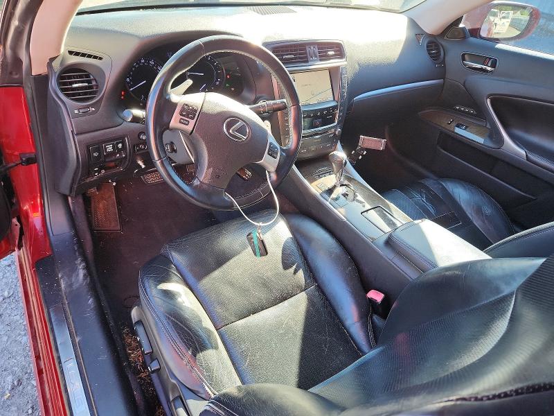 2011 Lexus Is VIN JTHFF2C28B2520177 COPART salvage auction — FRONT END, Nc - Salvage Certificate Of Title, sold $550 on 2026-07-29 (photo 8)