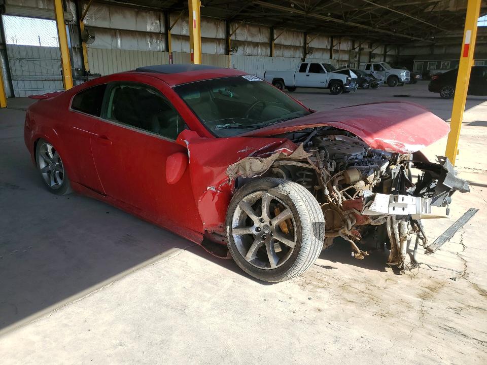 2003 Infiniti G35 VIN JNKCV54EX3M216600 COPART salvage auction — FRONT END, Az - Cert Of Title-Restored Salvage, sold $500 on 2026-07-15 (photo 4)