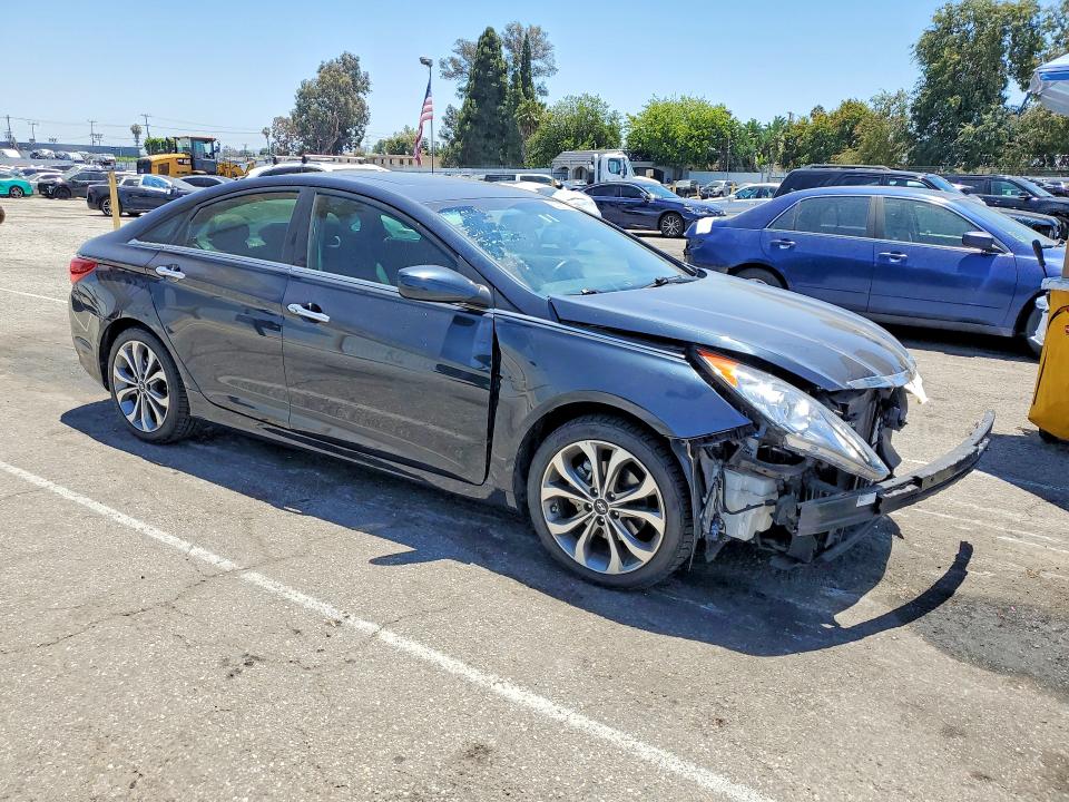 2013 Hyundai Sonata VIN 5NPEC4AB2DH770648 COPART salvage auction — FRONT END, Ca - Salvage Certificate, sold $1,050 on 2026-07-24 (photo 4)
