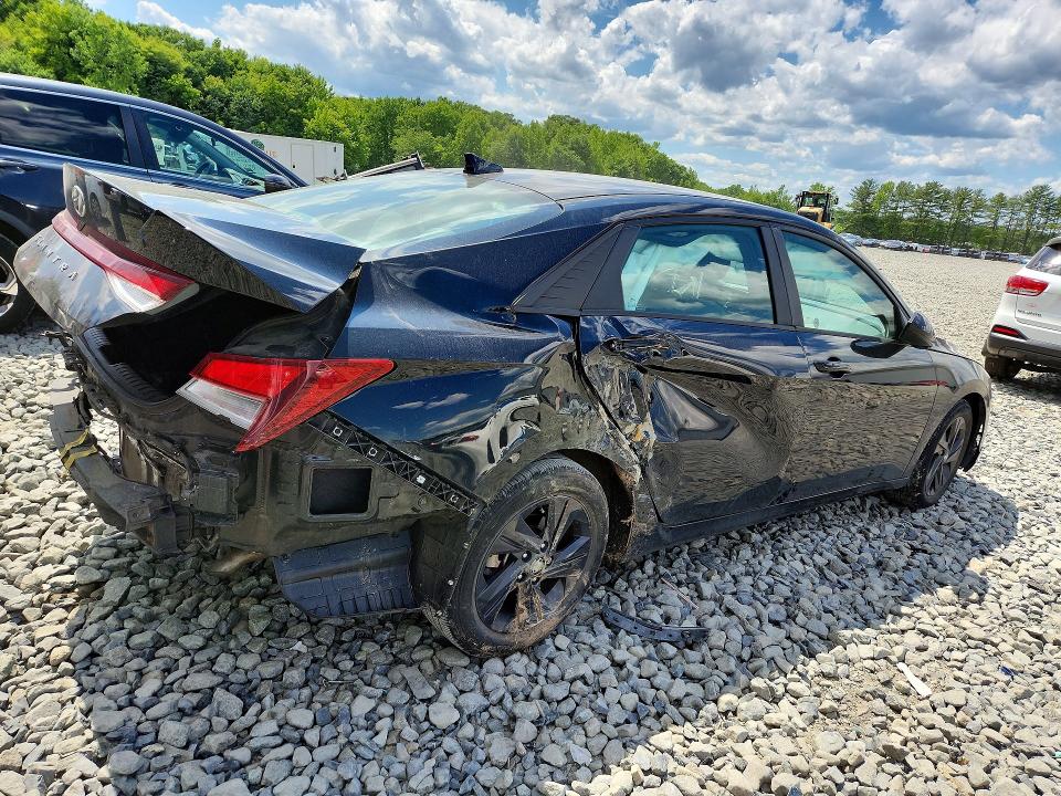 2022 Hyundai Elantra VIN KMHLM4AG6NU221053 COPART salvage auction — FRONT END, Nj - Cert Of Title-Salvage, sold $2,350 on 2026-07-29 (photo 3)