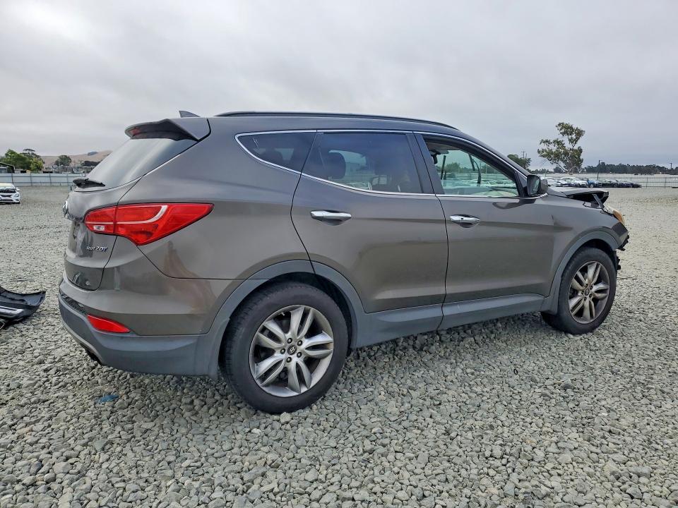 2013 Hyundai Santa fe VIN 5XYZU3LA2DG067183 COPART salvage auction — FRONT END, Ca - Salvage Certificate, sold $500 on 2026-07-02 (photo 3)