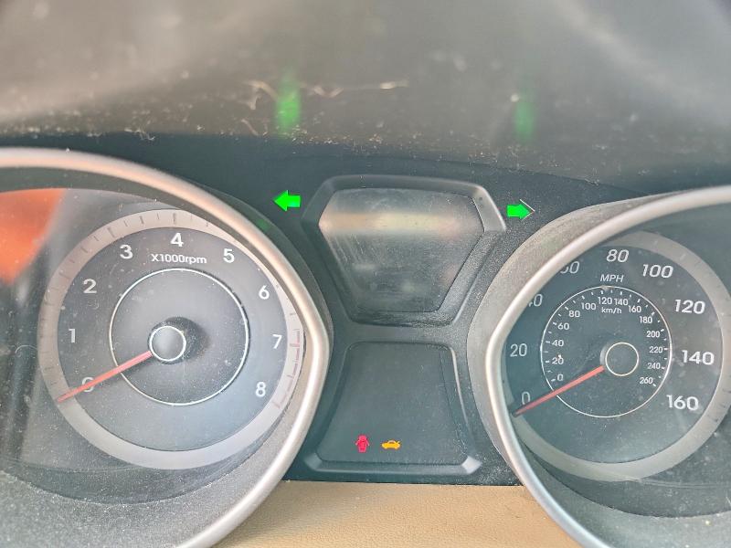 2013 Hyundai Elantra VIN KMHDH4AE9DU832202 COPART salvage auction — REAR END, Oh - Cert Of Title-Salvage, sold $125 on 2026-07-10 (photo 9)