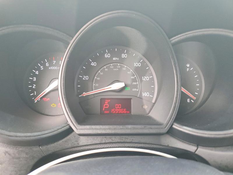 2013 Kia Rio VIN KNADM4A30D6293579 COPART salvage auction — VANDALISM, Nv - Salvage Title, sold $500 on 2026-07-30 (photo 9)