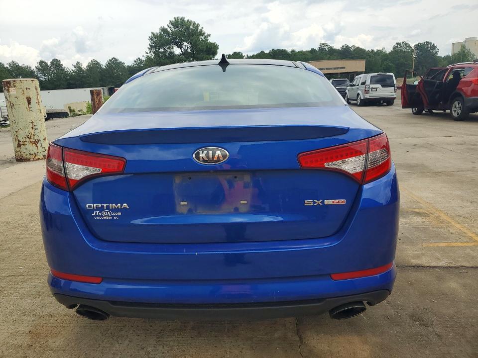 2013 Kia Optima VIN 5XXGR4A62DG114455 COPART salvage auction — FRONT END, Sc - Cert Of Title-Salvage, sold $1,250 on 2026-07-10 (photo 6)
