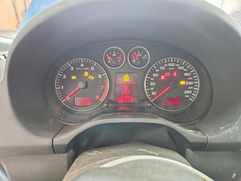 2008 Audi A3 VIN WAUKD68P18A172266 COPART salvage auction — FRONT END, AB - BOS - SALVAGE, sold $200 on 2026-07-16 (photo 9)
