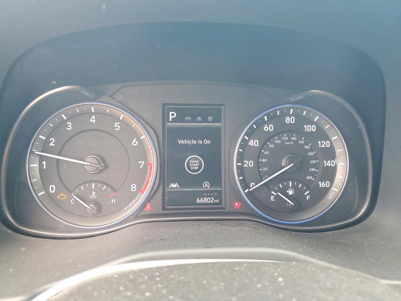 2023 Hyundai Kona VIN KM8K6CAB5PU981286 COPART salvage auction — FRONT END, Mo - Salvage Certificate Of Title, sold $3,750 on 2026-07-30 (photo 9)