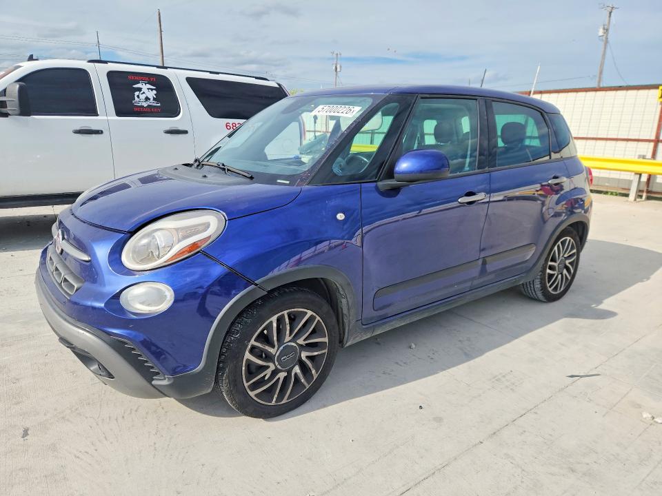 2019 Fiat 500 VIN ZFBNFADH8KZ041701 COPART salvage auction — SIDE, Tx - Salvage Vehicle Title, sold $1,050 on 2026-08-14 (photo 1)
