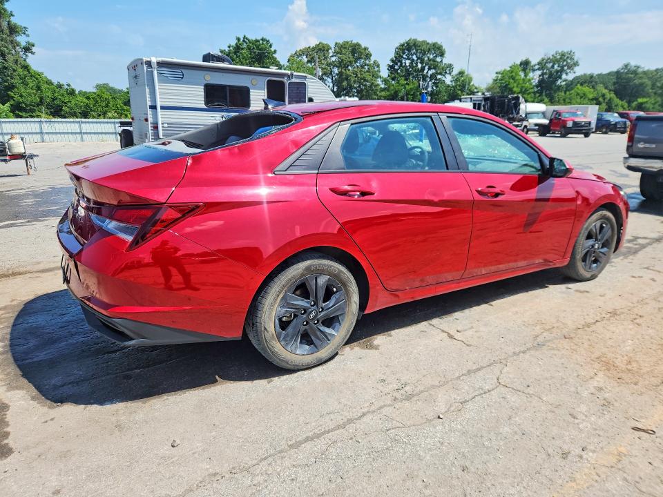 2023 Hyundai Elantra VIN KMHLM4AG9PU410198 COPART salvage auction — HAIL, Mo - Salvage Certificate Of Title, sold $4,750 on 2026-07-09 (photo 3)
