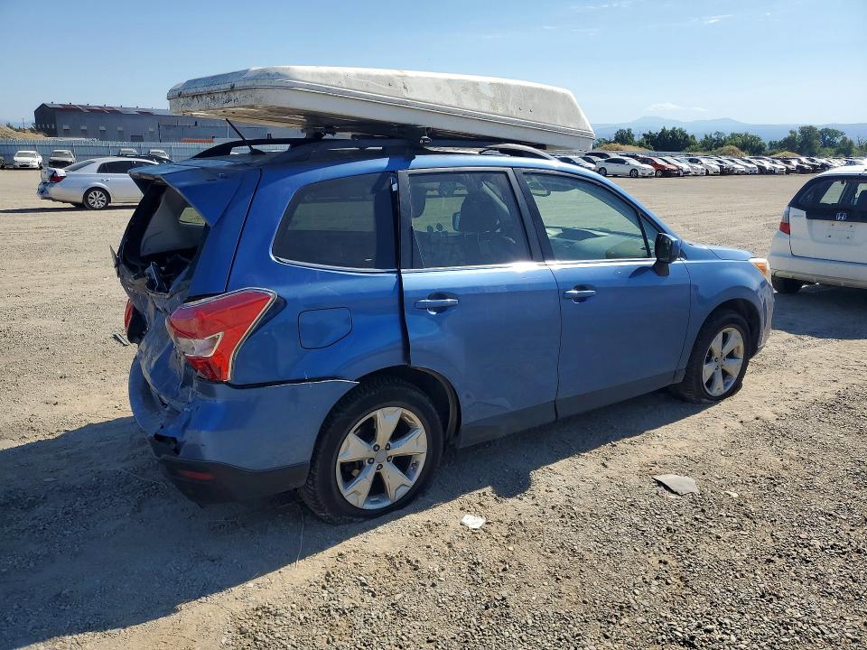2015 Subaru Forester VIN JF2SJAHC1FH578582 COPART salvage auction — REAR END, Ca - Salvage Certificate, sold $725 on 2026-07-10 (photo 3)