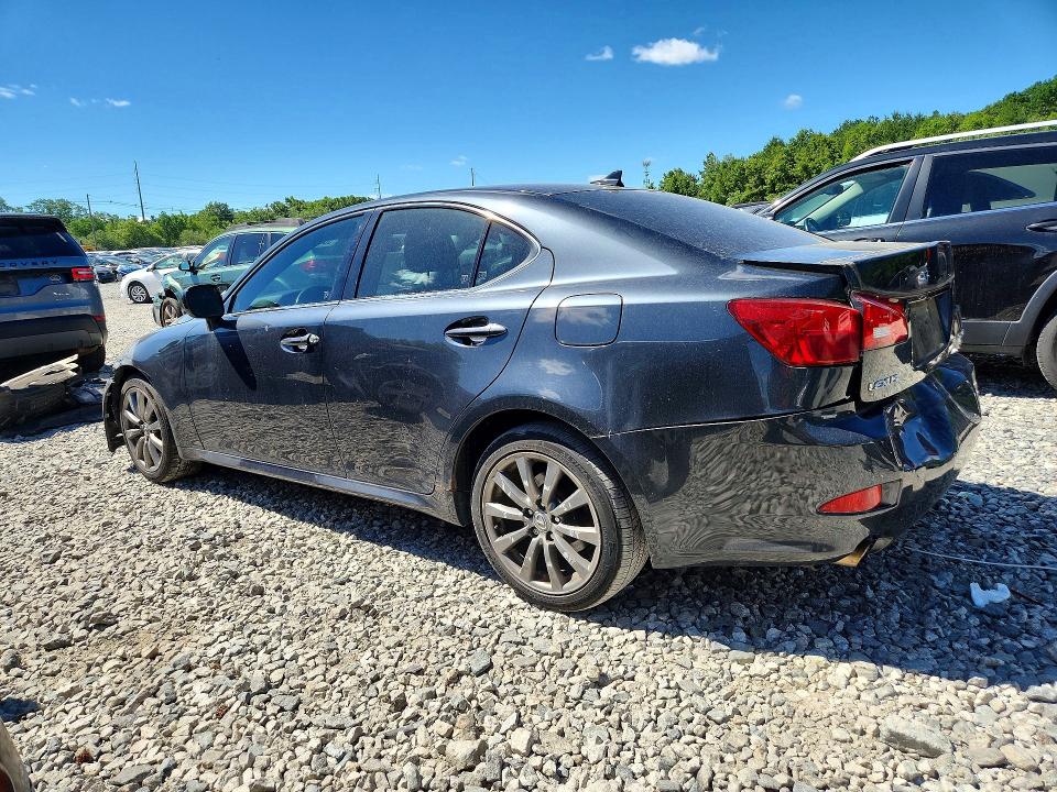 2007 Lexus Is 250 VIN JTHCK262675008790 COPART salvage auction — FRONT END, MA - CERT OF TITLE-RECONSTRCTD COLL, sold $400 on 2026-07-17 (photo 2)