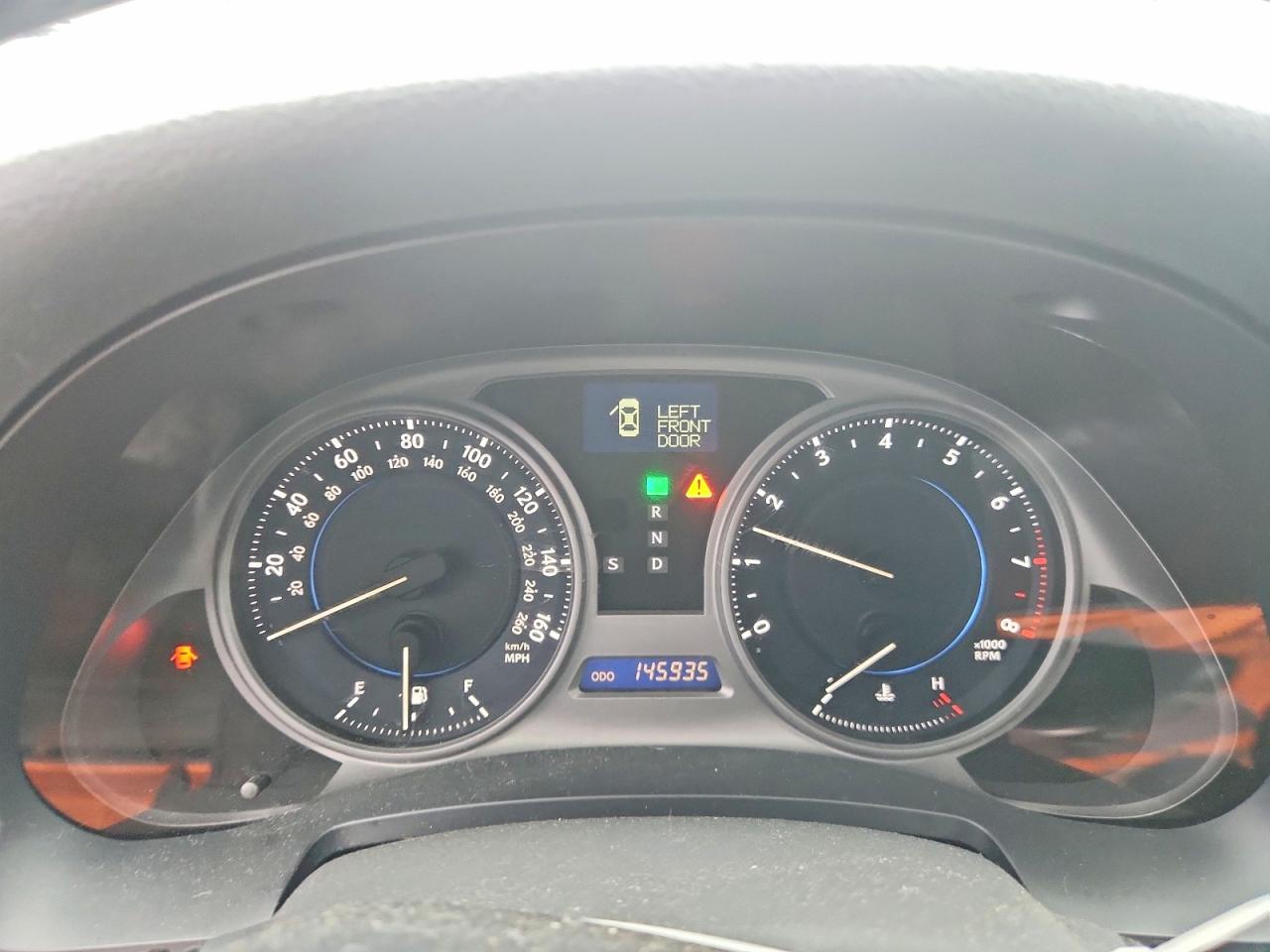 2010 Lexus IS 250 VIN JTHCF5C2XA5043981 COPART salvage auction — Front End, WV - SALVAGE CERTIFICATE, sold $1,250 on 2026-06-25 (photo 9)
