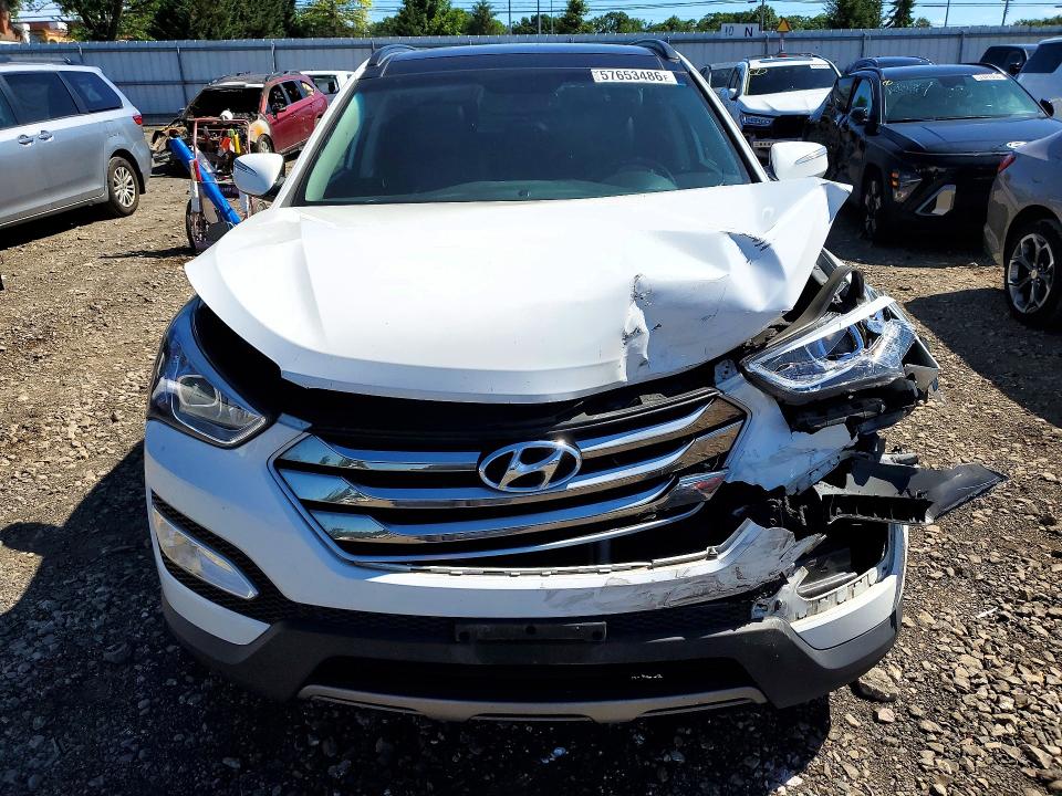 2015 Hyundai Santa fe VIN 5XYZWDLA9FG275290 COPART salvage auction — FRONT END, Md - Cert Of Salvage > 75% Damage, sold $1,350 on 2026-07-20 (photo 5)