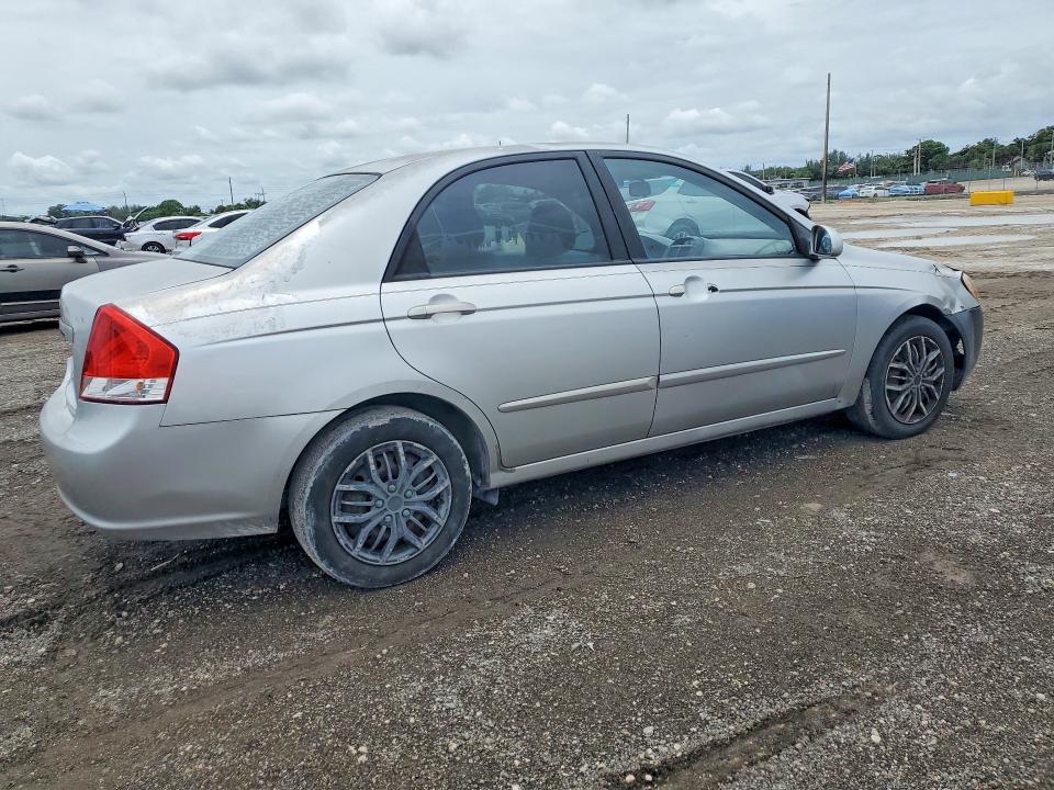 2008 Kia Spectra VIN KNAFE121185521151 COPART salvage auction — REAR END, FL - CERT OF TITLE SLVG REBUILDABLE, sold $250 on 2026-07-02 (photo 3)