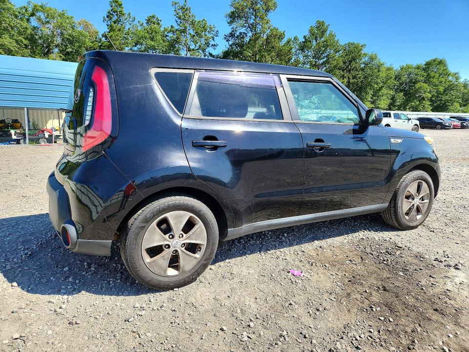 2016 Kia Soul VIN KNDJN2A26G7276184 COPART salvage auction — WATER/FLOOD, Ga - Cert Of Title-Flood Salvage, sold $400 on 2026-07-21 (photo 3)