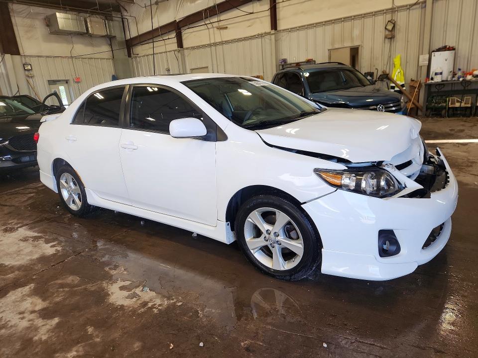 2012 Toyota Corolla VIN 5YFBU4EE1CP021068 COPART salvage auction — FRONT END, Wi - Certificate Of Title, sold $2,950 on 2026-07-13 (photo 4)