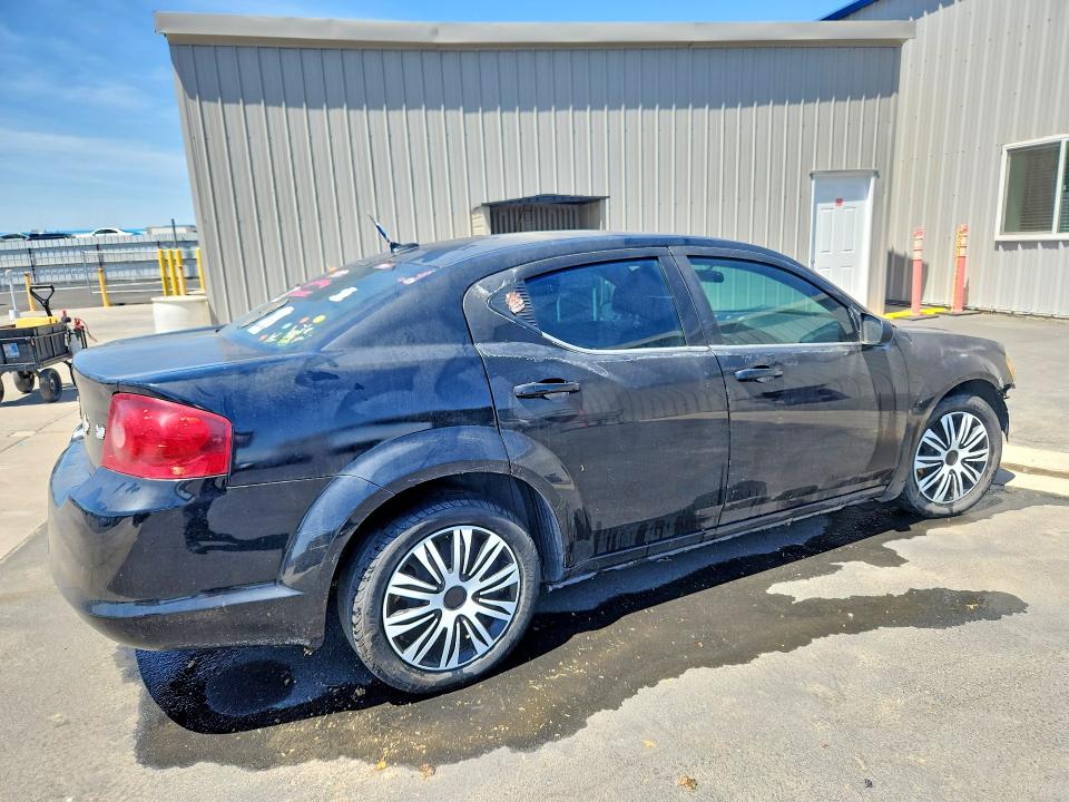 2014 Dodge Avenger VIN 1C3CDZAB5EN127976 COPART salvage auction — FRONT END, Ca - Certificate Of Title, sold $60 on 2026-07-23 (photo 3)