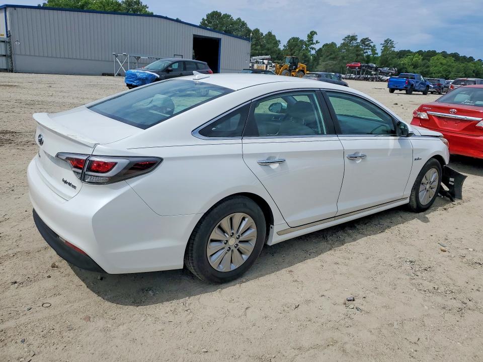 2016 Hyundai Sonata VIN KMHE24L14GA040691 COPART salvage auction — FRONT END, Va - Cert Of Title - Salvage, sold $2,050 on 2026-07-28 (photo 3)