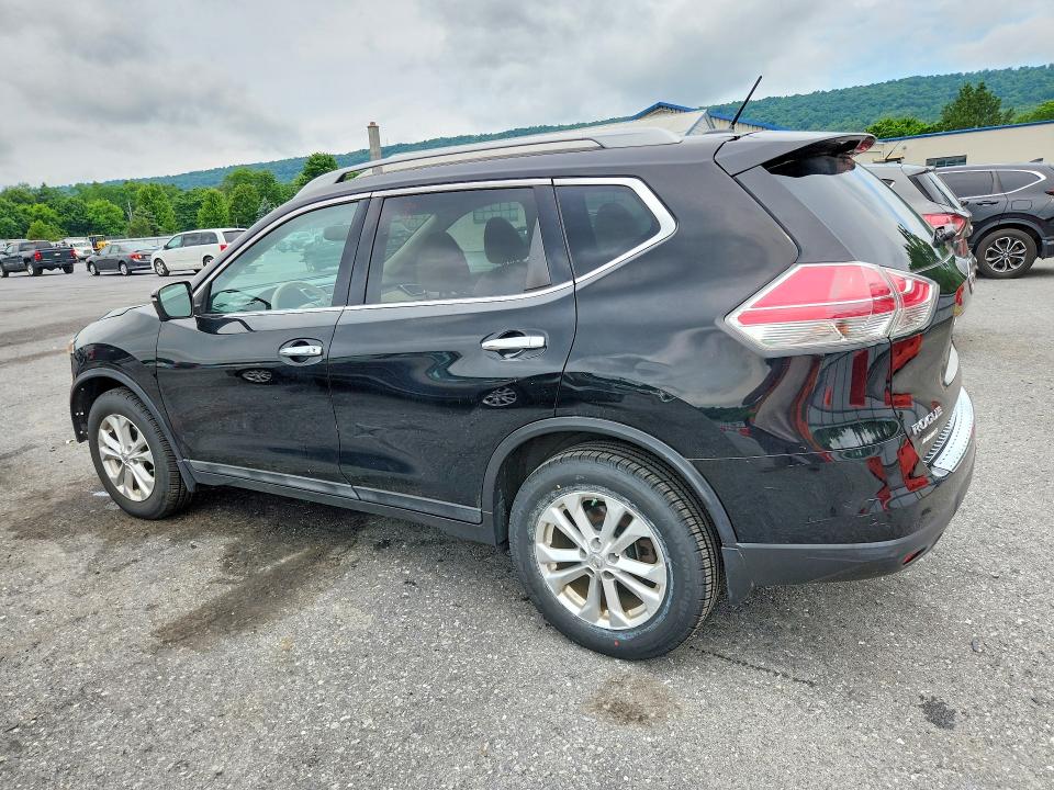 2015 Nissan Rogue VIN 5N1AT2MVXFC787653 COPART salvage auction — FRONT END, Pa - Certificate Of Salvage, sold $775 on 2026-07-04 (photo 2)
