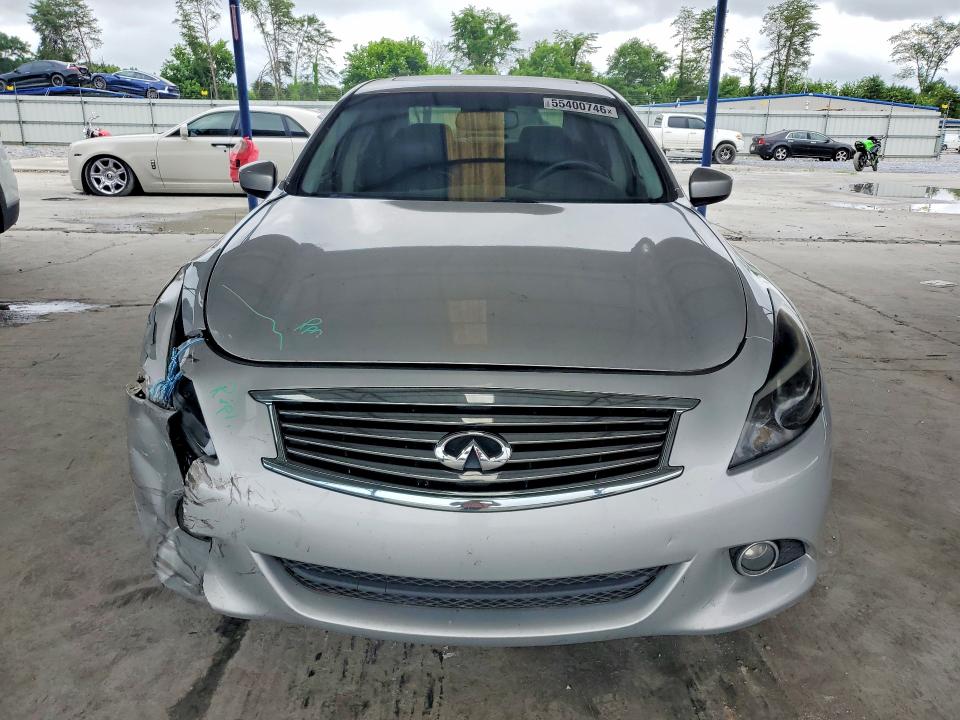 2010 Infiniti G VIN JN1CV6AR5AM253276 COPART salvage auction — FRONT END, Ga - Cert Of Title-Salvage, sold $1,750 on 2026-07-09 (photo 5)