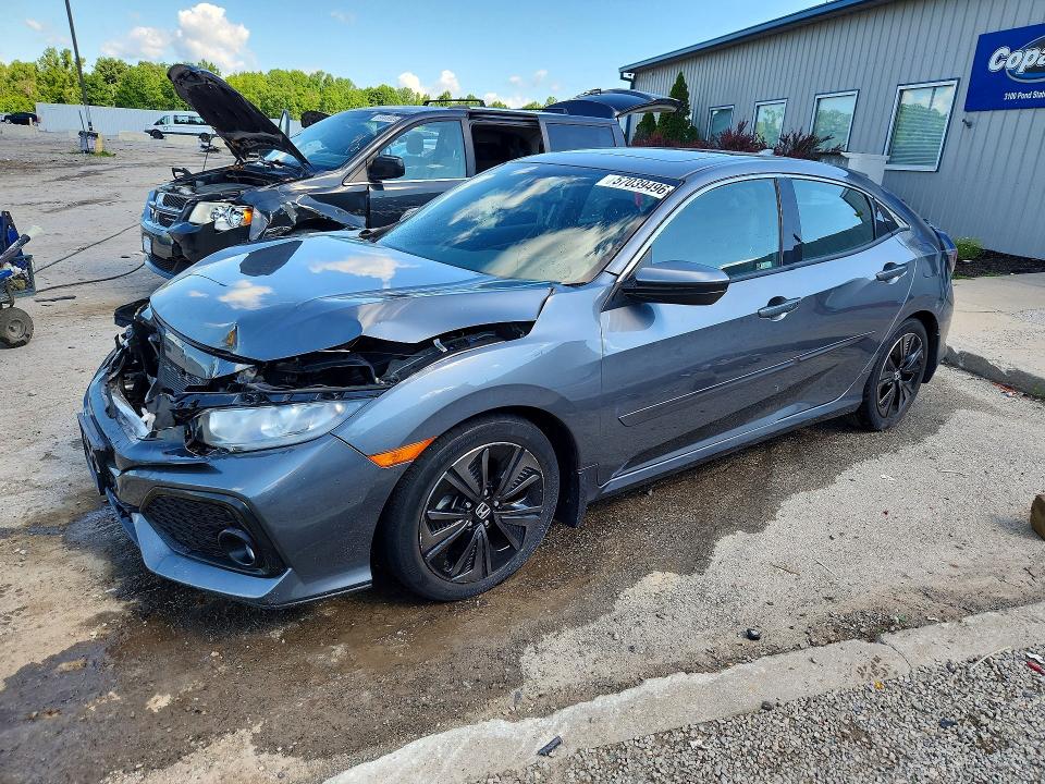 2018 Honda Civic VIN SHHFK7H75JU233422 COPART salvage auction — FRONT END, Ky - Bill Of Sale/Part Only/No Titl, sold $4,050 on 2026-07-16 (photo 1)