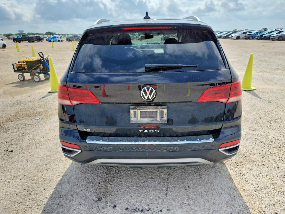 2023 Volkswagen Taos VIN 3VVEX7B26PM381581 COPART salvage auction — FRONT END, TX - SALVAGE VEHICLE TITLE (P), sold $1,550 on 2026-07-09 (photo 6)