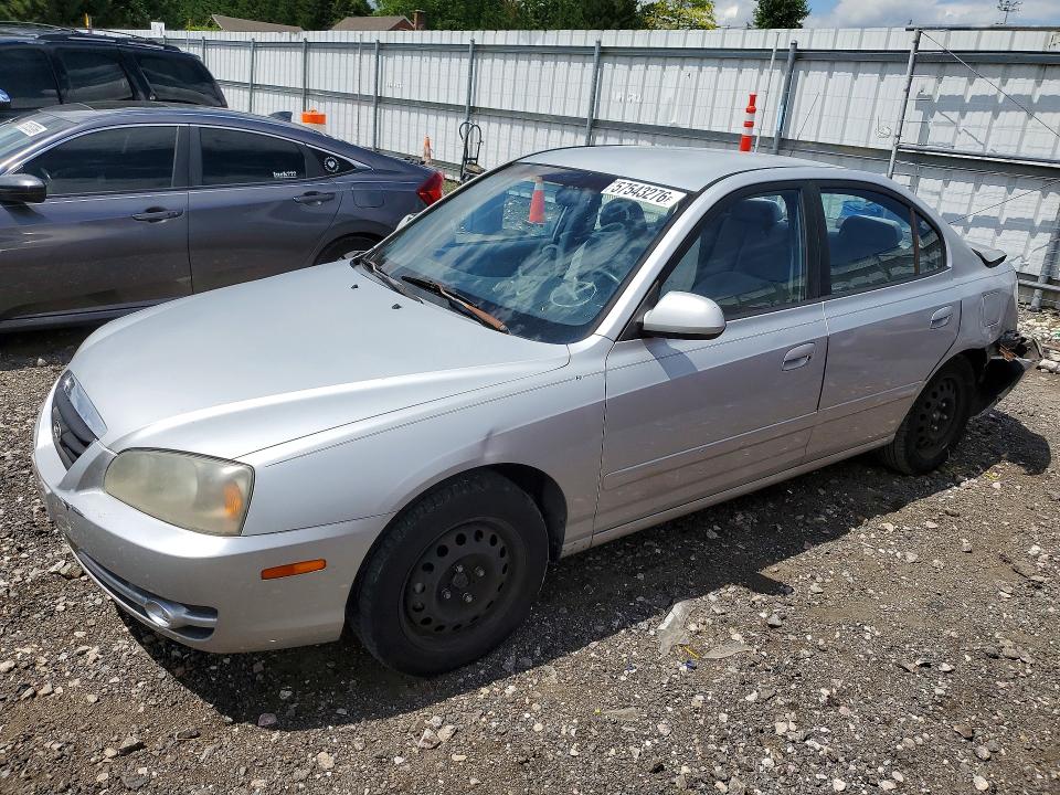 2006 Hyundai Elantra VIN KMHDN46D16U378443 COPART salvage auction — REAR END, Md - Cert Of Salvage > 75% Damage, sold $225 on 2026-07-06 (photo 1)