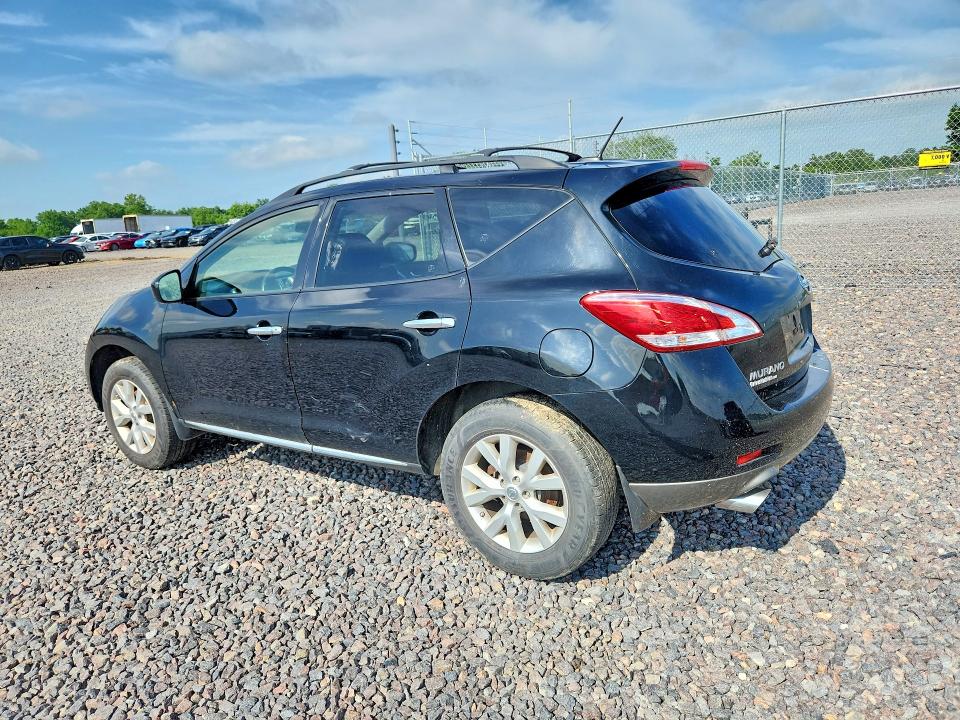 2014 Nissan Murano VIN JN8AZ1MWXEW512467 COPART salvage auction — FRONT END, In - Certificate Of Title, sold $575 on 2026-07-28 (photo 2)