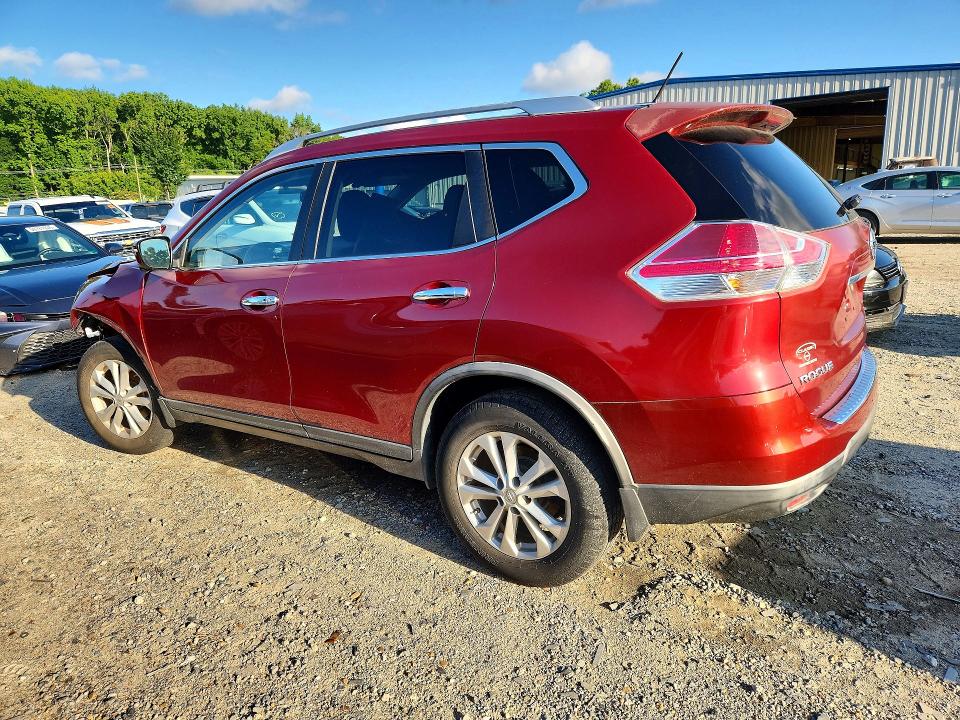 2016 Nissan Rogue VIN KNMAT2MVXGP621809 COPART salvage auction — FRONT END, Va - Certificate Of Title, sold $250 on 2026-07-21 (photo 2)