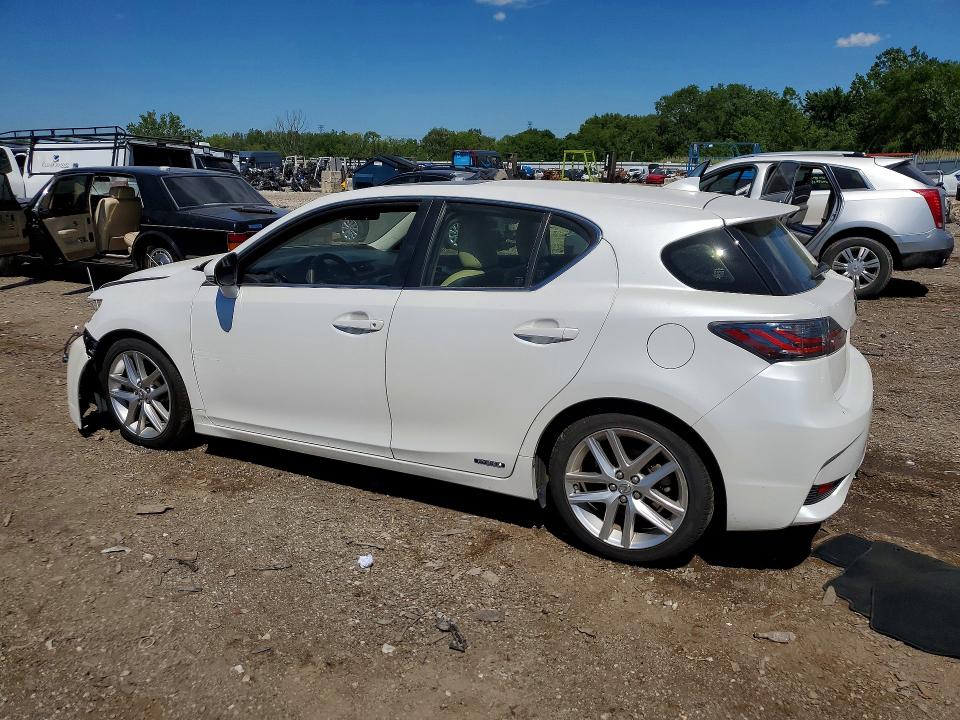 2015 Lexus Ct VIN JTHKD5BH1F2234740 COPART salvage auction — FRONT END, Il - Salvage Certificate, sold $4,400 on 2026-07-24 (photo 2)