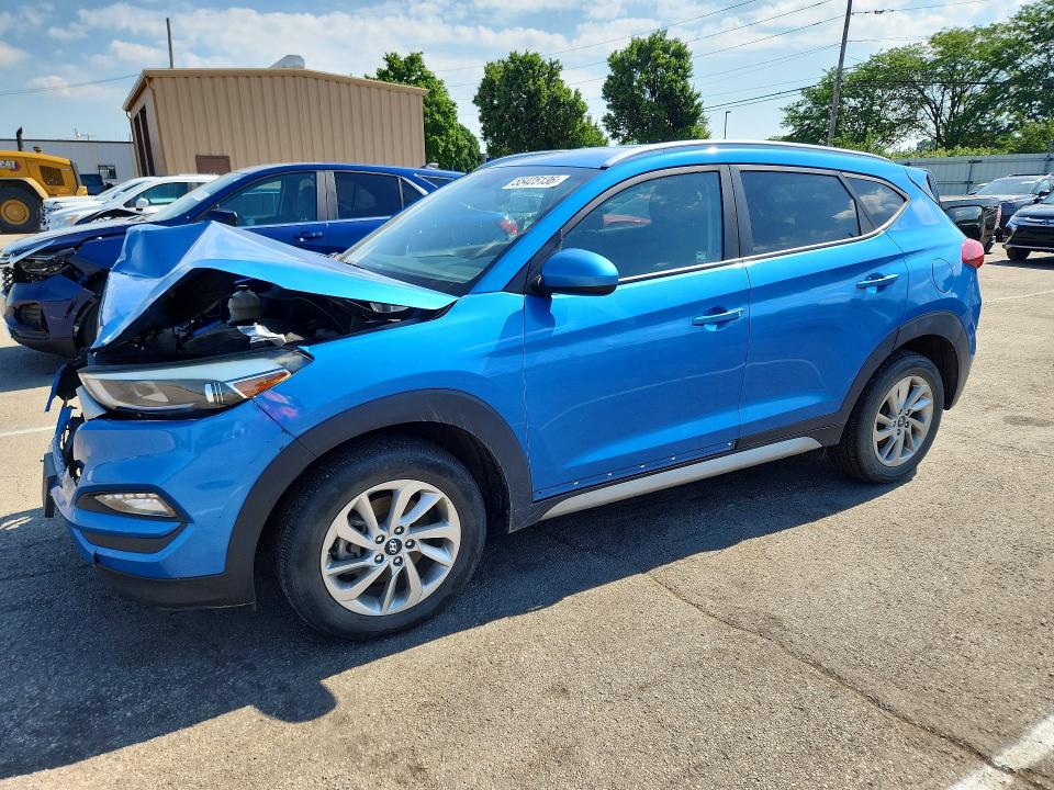 2017 Hyundai Tucson VIN KM8J3CA40HU275494 COPART salvage auction — FRONT END, Oh - Cert Of Title-Salvage, sold $1,950 on 2026-07-08 (photo 1)